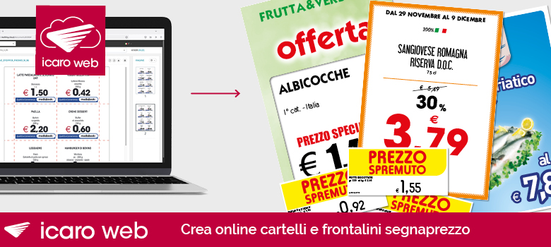 Icaro Web crea con InDesign locandine da browser web